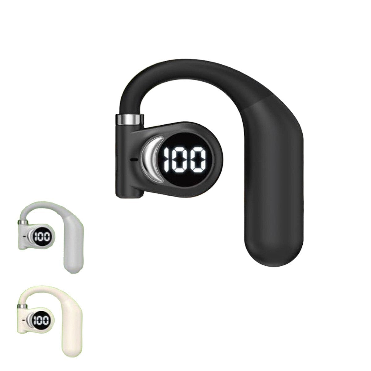 AURICOLARE SPORT WIRELESS STEREO IN EAR AUDIO BLUETOOTH OPEN EAR LED AS-04528