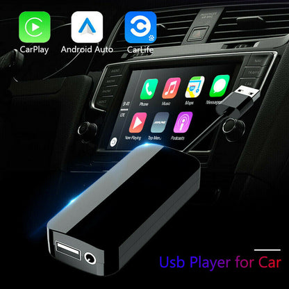 CARPLAY IOS ED ANDROID AUTO DONGLE USB PER AUTORADIO STEREO ANDROID MIRROR LINK