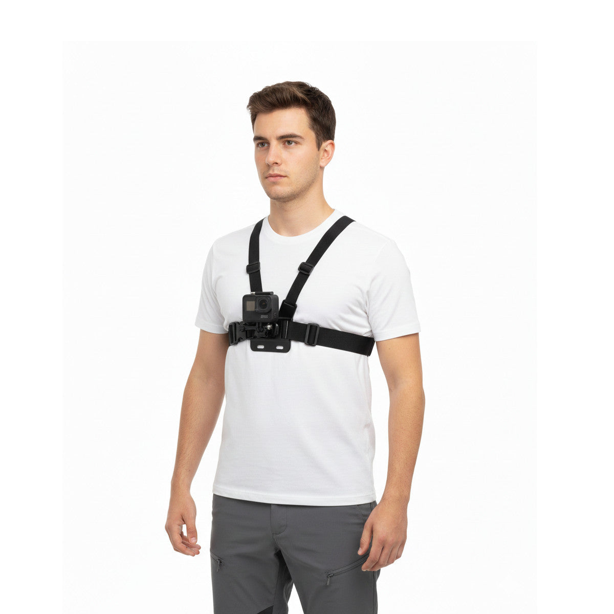 IMBRACATURA PETTO PER ACTION CAM SUPPORTO VIDEO TORACE 360° AS-08125