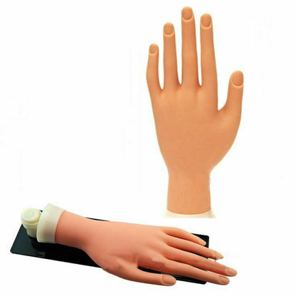 MANO FINTA PER PRATICA   NAIL ART E GEL ESTETICA ESTETISTA