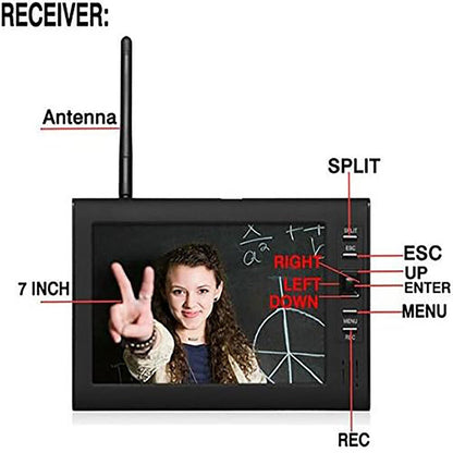 KIT VIDEOSORVEGLIANZA AHD DVR CON 8 TELECAMERE HD SISTEMA SICUREZZA H.264