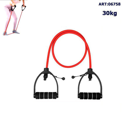 BANDA DI RESISTENZA FASCIA ELASTICA ESTENSORE CORDA FITNESS PILATES YOGA 30KG +