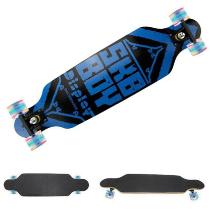 SKATEBOARD SKATE IN LEGNO FANTASIA COLORATO BAMBINI RAGAZZI 80CM 06064
