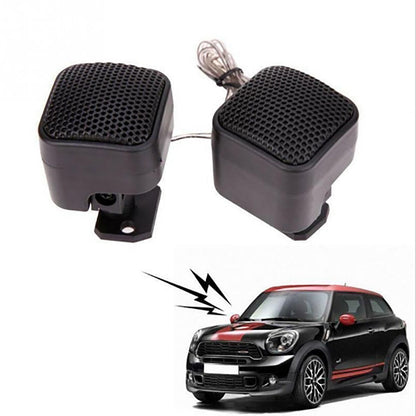 COPPIA DOME TWEETER AUDIO ALTOPARLANTI AUTO 800W NERO ALTA EFFICIENZA MINI CASSE