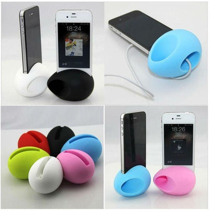 AMPLIFICATORE STEREO CASSA SPEAKER ALTOPARLANTE BASE SUPPORTO PER IPHONE 5 5G -