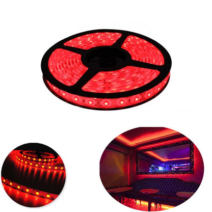 STRISCIA STRIP LED 5050 5M ADESIVA LUCE IP65 12V ROSSO