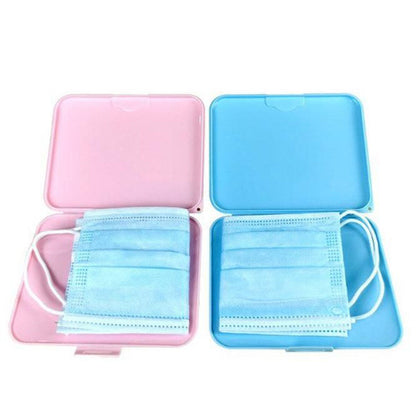 2 PORTA MASCHERINE CUSTODIA COVER CONTENITORE ORGANIZER PORTATILE BOX TASCABILE