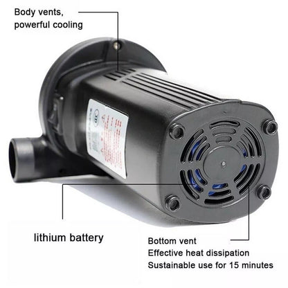 POMPA ELETTRICA ARIA RICARICABILE 4500MAH GONFIATORE GONFIABILI SPIAGGIA SPORT