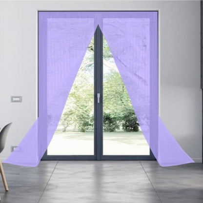 TENDA ZANZARIERA MAGNETICA MAGNETI INSETTI MOSCHE ZANZARE CASA 100X210CM VIOLA