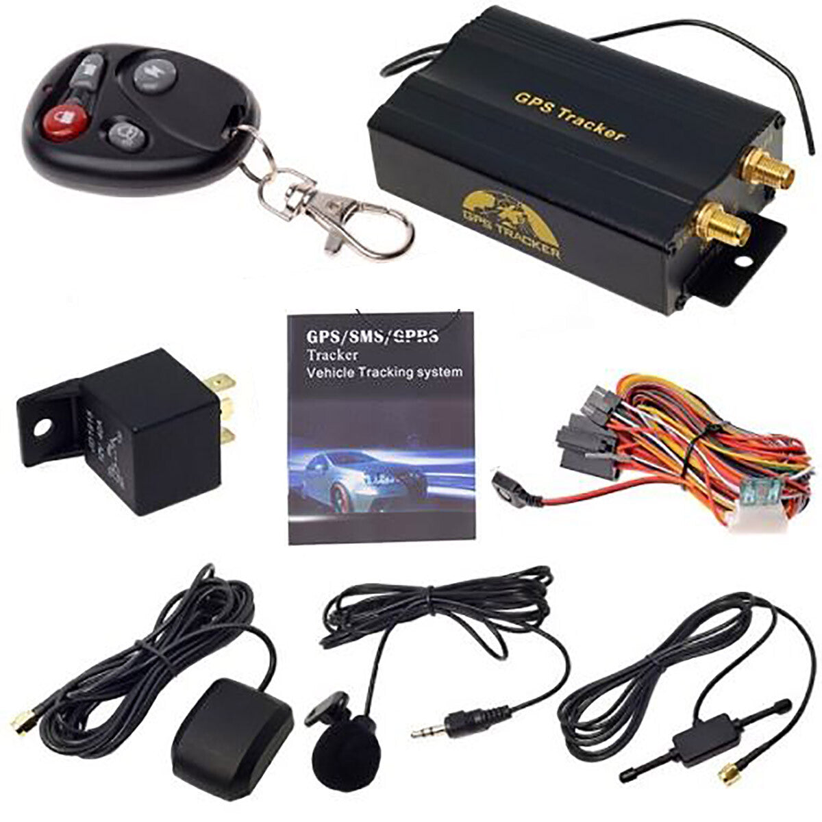LOCALIZZATORE SATELLITARE ANTIFURTO GPS GSM GPRS GPS TRACKER TK103-B AUTO MOTO