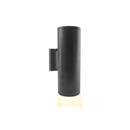 APPLIQUE DA PARETE LED LAMPADA ESTERNO DESIGN MODERNO ALLUMINIO NERO