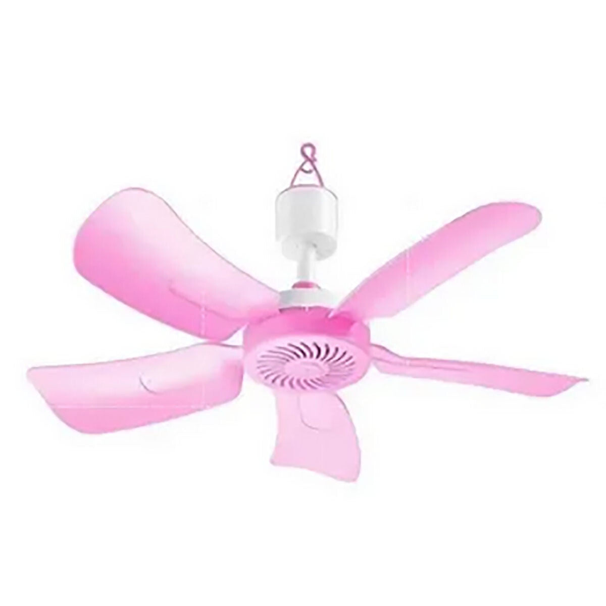 MINI VENTILATORE CASA SOFFITTO 5 PALE ANELLO AGGANCIO ON OFF 8W HQ-490A