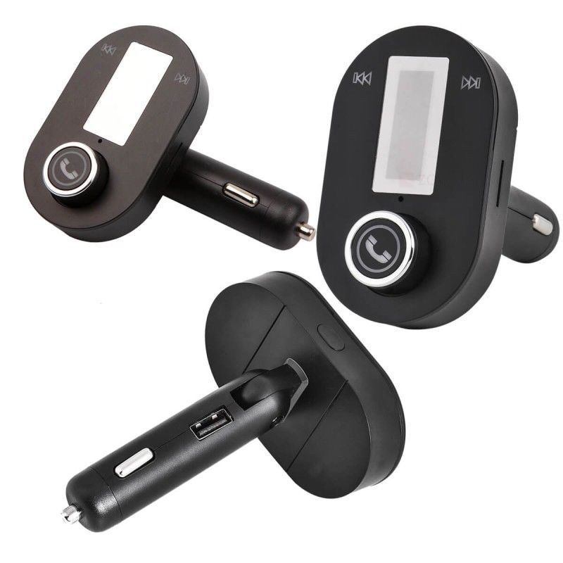 TRASMETTITORE BLUETOOTH VIVAVOCE FM LETTORE MP3 USB MICROSD TF MODULATORE C9