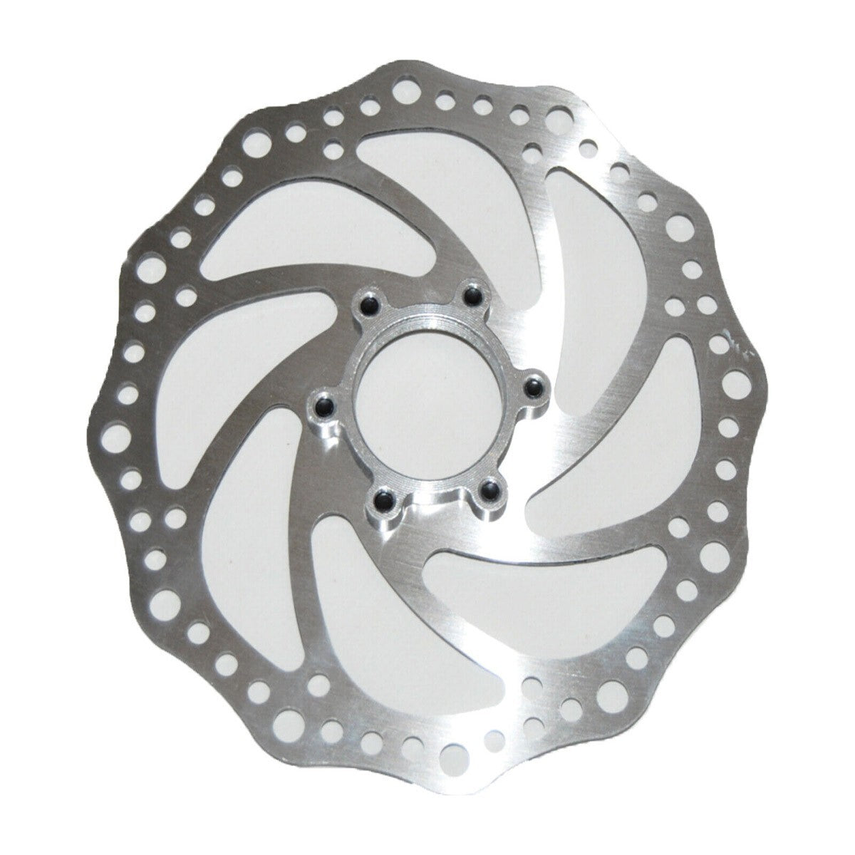 FRENO A DISCO BICI IDRAULICO MECCANICO ROTORO A 6 FORI DIAMETRO 160MM ACCIAIO