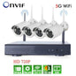 Nvr Dvr 4 Wifi Wireless Cameras Surveillance Kit For Mobile Phone