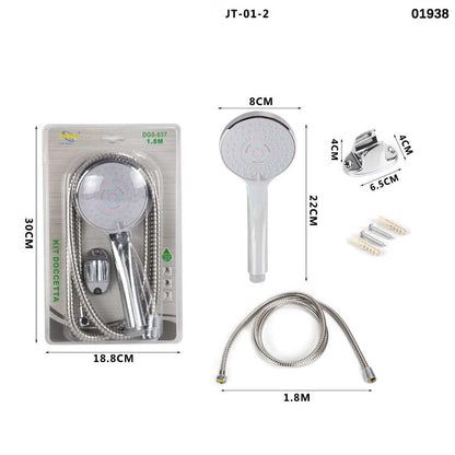 SOFFIONE BRACCIO DOCCINO UNIVERSALE BAGNO DOCCIA VASCA TUBO ROTONDO 01938