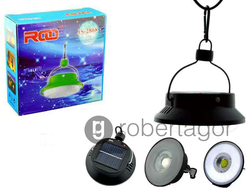 LAMPADA PANNELLO SOLARE RICARICABILE SOSPENSIONE USB LED CAMPEGGIO GIARDINO