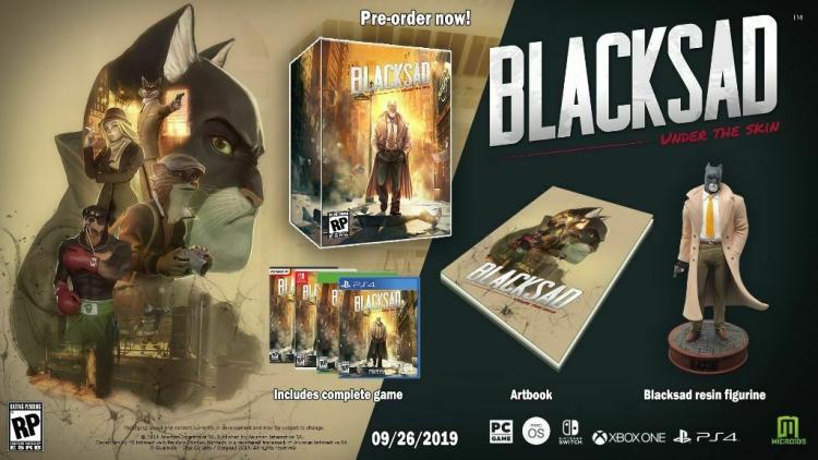 BLACKSAD: UNDER THE SKIN - COLLECTOR'S EDITION PS4 DEUTSCH SPIEL PLAYSTATION 4