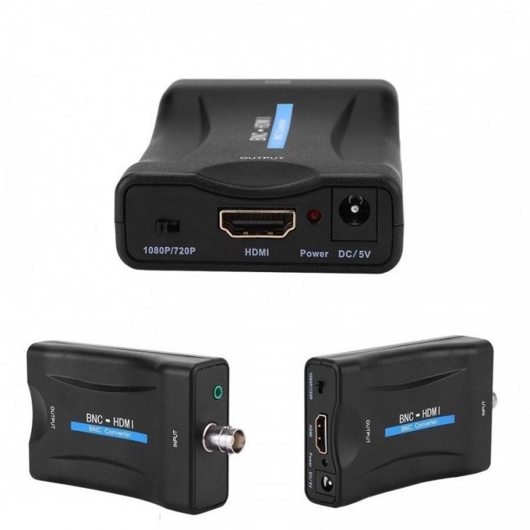 Cavo Adattatore Convertitore da Bnc a Hdmi per Sistemi Videosorveglianza Telecamera TV