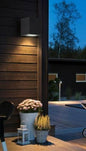 OUTDOOR LED WALL LIGHT GARDEN LAMP GU10 FITTING SPOTLIGHT IP65/BLACK