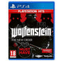 Wolfenstein The New Order PS4 PlayStation 4 Game Italian Pal Ita Sealed