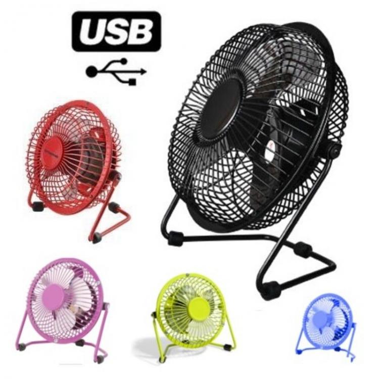 USB-Ventilator Mini-Lüfter Tragbar PC Notebook Neigbarer Leiser Ventilator
