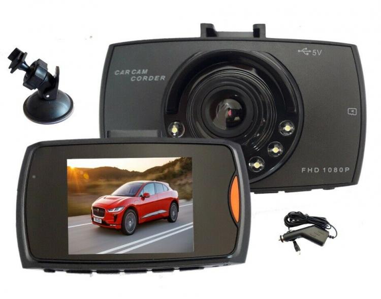 Auto-Kamera HD DVR Car-Videokamera Nachtsicht 2,7'' LCD 6 LED