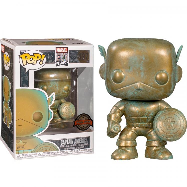 Funko Pop ! Marvel 80 Years - Captain America (497) Vinyl Figure Special Edition