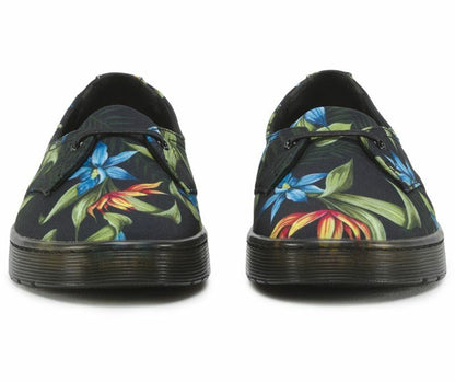 Dr. Martens scarpa ballerina in tela da donna Morada Hawaiian Floral T Canvas 16576002 nero