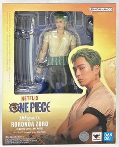 BANDAI SH FIGUARTS: SERIE NETFLIX ONE PIECE (RORONOA ZORO) ACTION FIGURE 15 cm