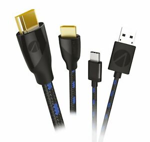 Kit Charge E Connect Stealth PS5 Controller-Ladekabel + HDMI 4K 2M Kabel