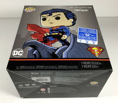 Funko Pop Dc Collection By Jim Lee Superman 278 + T Shirt L Special Edition Hero