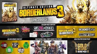 Borderlands 3 Ultimate Edition PS5 Videospiel EU Italienisch Spiel + DLC Neu
