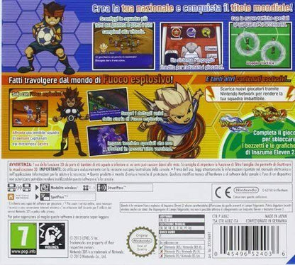 Inazuma Eleven 3 Fuoco Esplosivo Nintendo 3Ds 2Ds Nuovo Gioco Italiano Sigillato