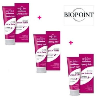 BIOPOINT SPEEDY HAIR PROFESSIONAL 3er-Set SHAMPOO FÜR SCHNELLERES HAARWACHSTUM ANGEBOT