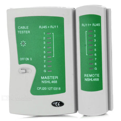 Tester Cavo Di Rete Lan Telefonico Rj45 / Rj11 / Rj12 Network Ethernet