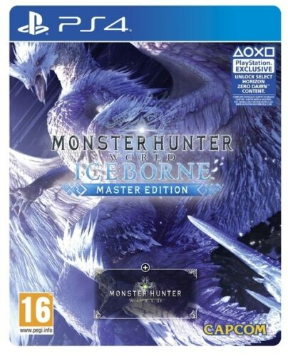 MONSTER HUNTER WORLD ICEBORN - STEELBOOK MASTER EDITION PS4 EU IT NEU