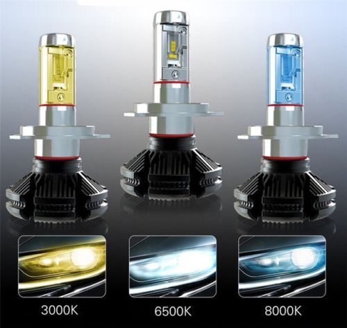 COPPIA LAMPADE X3 LED HEADLIGHT H11 LED CREE 6500K 6000LUMEN 12V XENON FARI AUTO