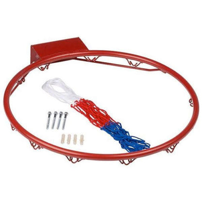 Canestro Basket 36cm/14" per Palla a Canestro Ragazzi Con Rete e Kit Montaggio
