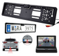 License Plate Kit with Reversing Camera 4.3" Monitor Car Camper Rear View Camera