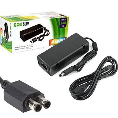 NETZTEIL FÜR KONSOLEN LADEGERÄT XBOX 360 SLIM KABEL TRANSFORMATOR AC ADAPTER