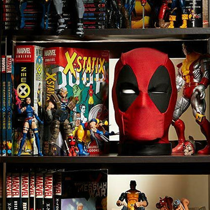 Marvel Legends Deadpool Premium Interaktiver elektronischer Kopf Hasbro Head, Schwarz