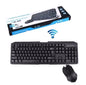 Wireless Wifi Keyboard And Mouse Kit For PC USB 2.0 Multimedia Keys Windows 10