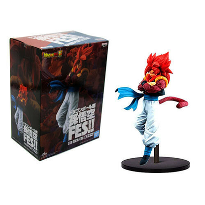 BANPRESTO STATUE DRAGON BALL SUPER - SON GOKU FES !! SUPER SAIYAN 4 GOGETA PVC
