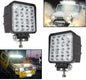 2x 48W LED WORK LIGHT SPOTLIGHT CAR BOAT TRUCK OFF-ROAD SUV