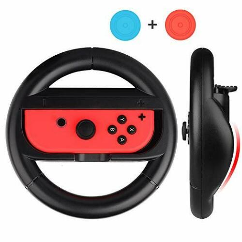 Joy-Con Paar Lenkrad Nintendo Switch Controller Auto Mario Kart 8 Rad-Paar