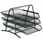Metal Office Document Holder Desk Document Tray 3 Tiers