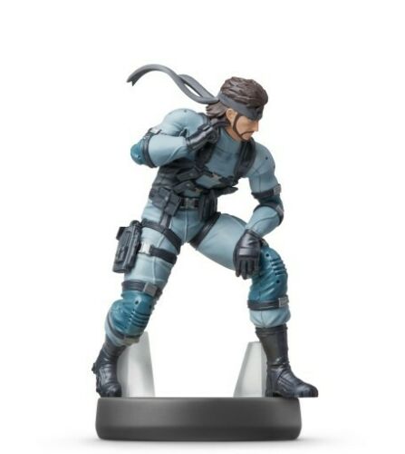 Amiibo Super Smash Bros - Snake Figur Nr.75 Mgs Nintendo Switch Sammlerstück