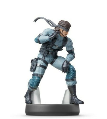 Amiibo Super Smash Bros - Snake Figur Nr.75 Mgs Nintendo Switch Sammlerstück