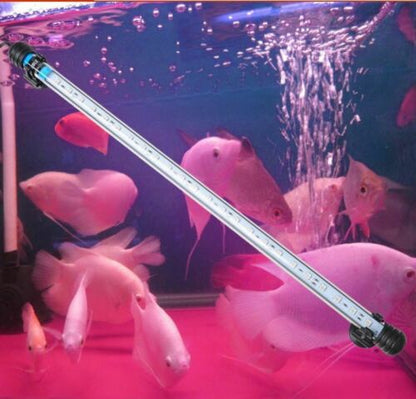 Barra Led Lampada Neon Per Acquario Impermeabile Immersione Luce ROSA 20CM